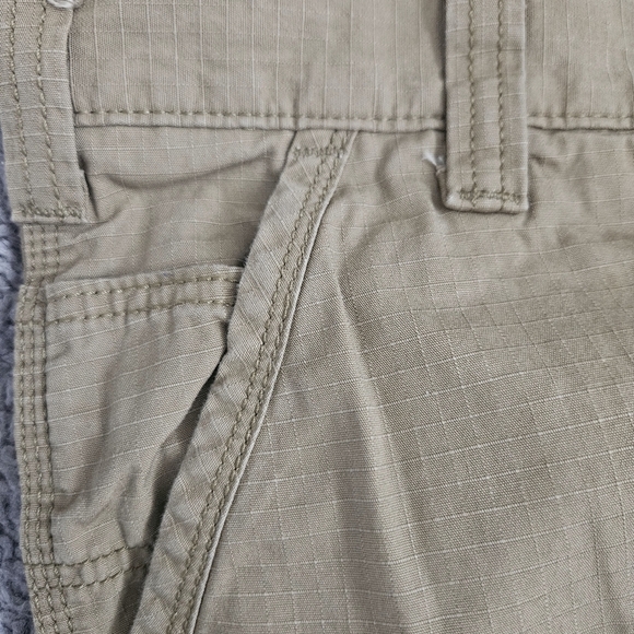 CARHARTT Men's Force Relaxed Fit Cargo Pants Size 42x32 Ripstop Khaki 101148-257 - Picture 5 of 15